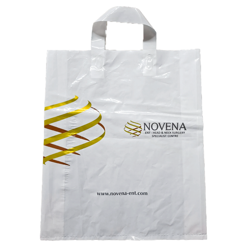 Customised Clear Plastic Carrier Bag