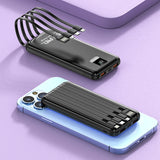 20000mAh PowerBank with Built In Cables