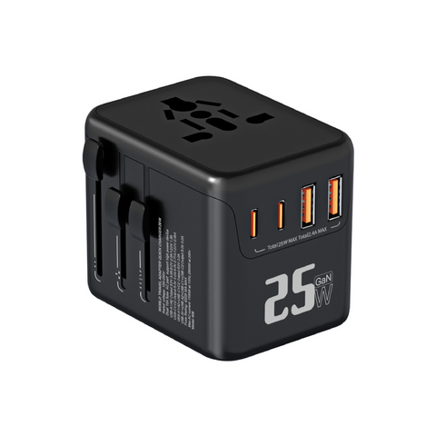 25W Travel Adaptor 2 type C + 2USB