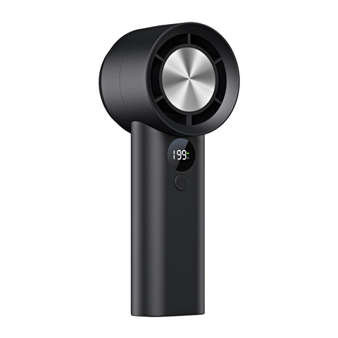 Portable Mini Fan with 199 Speeds – Strong Wind, 5000mAh Battery, Type-C USB, LED Display