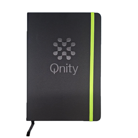 A5 Notebook with Rubber Strap