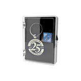 Customized Crystal Keychain + Collar Pin Gift Set