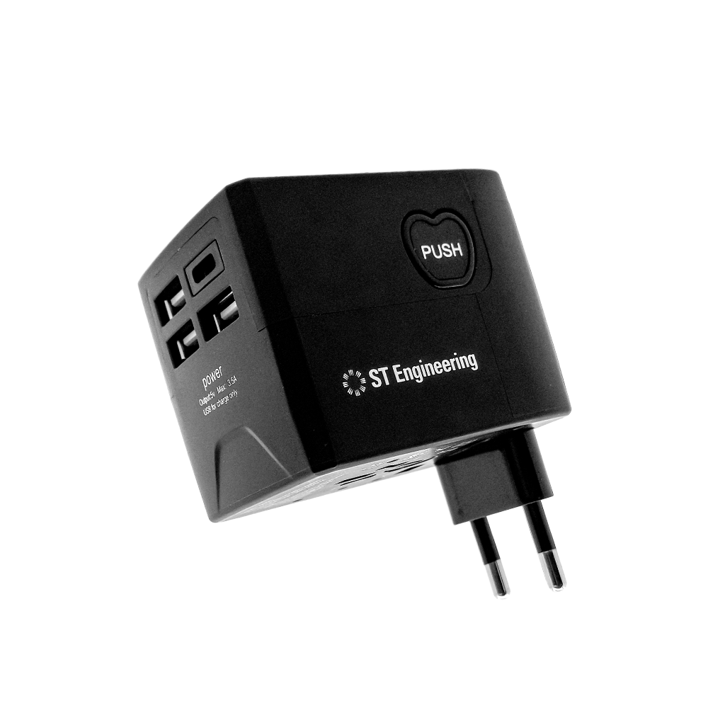 Travel Adaptor 3 USB+1 TypeC