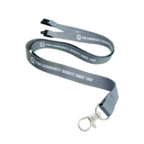 15mm Lanyard with Safety Clip & Metal Hook
