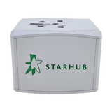 Travel Adaptor with 3 USB Hub + 2 Type C