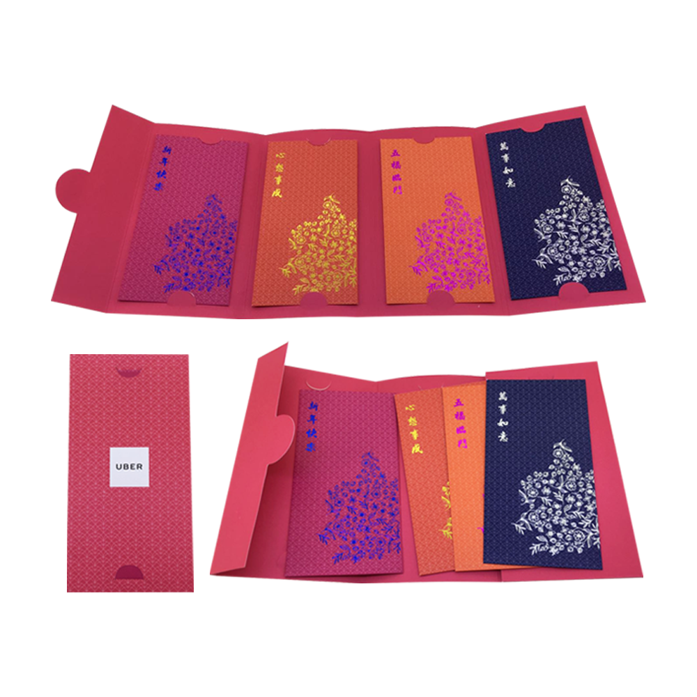 Customised Red Packet Customised Red Packet with Paper Envelope Packaging