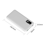 10000mAh Powerbank with 3 built in Cables