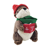 Christmas Themed Otter Plush Toy