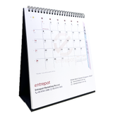 Fully Customisable Standing Calendar with Hard Backing
