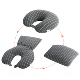 Foldable U-Shaped Travel Pillow