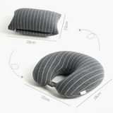 Foldable U-Shaped Travel Pillow