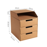 Kraft Drawer Storage Box