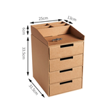 Kraft Drawer Storage Box