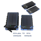 16000mah Waterproof Shockproof Dustproof Solar Powerbank - YG Corporate Gift