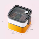 Microwaveable Lunch Box 1370ml ( 2 Tier) - YG Corporate Gift