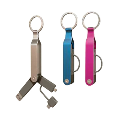 2 in 1 USB Cable with key holder - YG Corporate Gift
