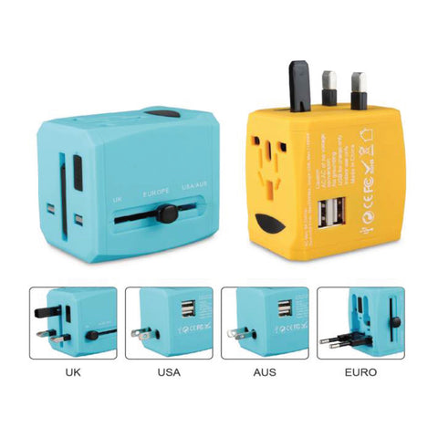 2100mA USB Travel Adaptor with 2 Hub - YG Corporate Gift