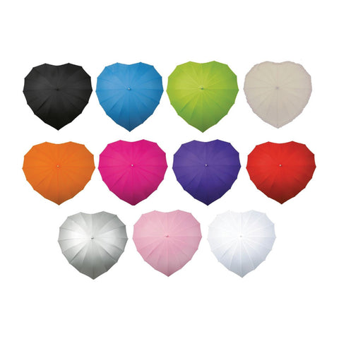 24" Heart Shaped Umbrella - YG Corporate Gift