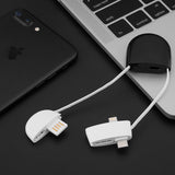3 in 1 multi-function Storage Box Keychain Data Cable - YG Corporate Gift