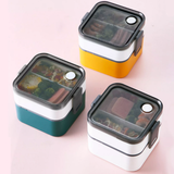 Microwaveable Lunch Box 1370ml ( 2 Tier) - YG Corporate Gift