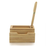 Bamboo charging Dock Stand holder come with USB Ports - YG Corporate Gift