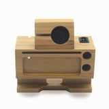 Bamboo charging Dock Stand holder come with USB Ports - YG Corporate Gift