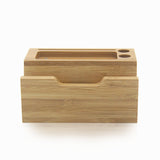 Bamboo charging Dock Stand holder come with USB Ports - YG Corporate Gift