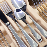 Silver Stainless Steel Knife Fork Spoon Cutlery Set