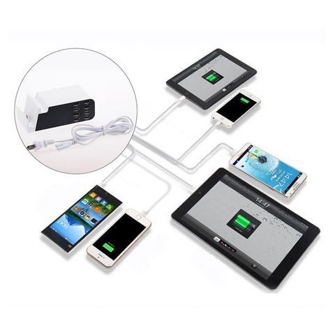 8 Port USB Charger with Stand Multi-Function Mobile Phone Charging - YG Corporate Gift