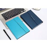 A5 Leather Tri-Fold Magnetic Buckle Notebook - YG Corporate Gift