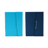 A5 Leather Tri-Fold Magnetic Buckle Notebook - YG Corporate Gift
