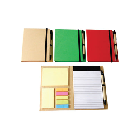 A5 Size Notebook with Sticky Pad and Pen - YG Corporate Gift