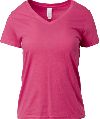 Gildan SoftStyle Adult Ring Spun Ladies V-Neck T-Shirt - YG Corporate Gift