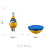 BND304 TUMBLER 3D PVC USB MEMORY FLASH DRIVE - YG Corporate Gift