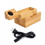 Bamboo charging Dock Stand holder come with USB Ports - YG Corporate Gift