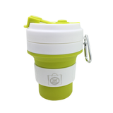 Collapsible Silicone Coffee Mug with Carabiner - YG Corporate Gift