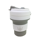 Collapsible Silicone Coffee Mug with Carabiner - YG Corporate Gift