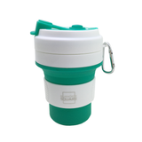 Collapsible Silicone Coffee Mug with Carabiner - YG Corporate Gift