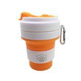 Collapsible Silicone Coffee Mug with Carabiner - YG Corporate Gift