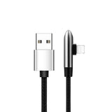 Bullet Zinc Alloy Elbow Data Charging Cable - YG Corporate Gift
