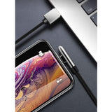 Bullet Zinc Alloy Elbow Data Charging Cable - YG Corporate Gift