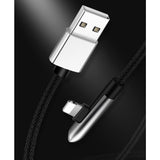 Bullet Zinc Alloy Elbow Data Charging Cable - YG Corporate Gift