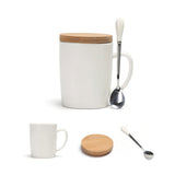 Coffee Mug with Spoon and Cover - YG Corporate Gift