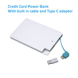 Credit Card Powerbank 2500mAh - YG Corporate Gift