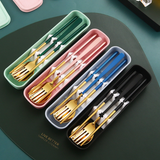Stainless Steel 3-pcs Korean Cutlery Set - YG Corporate Gift
