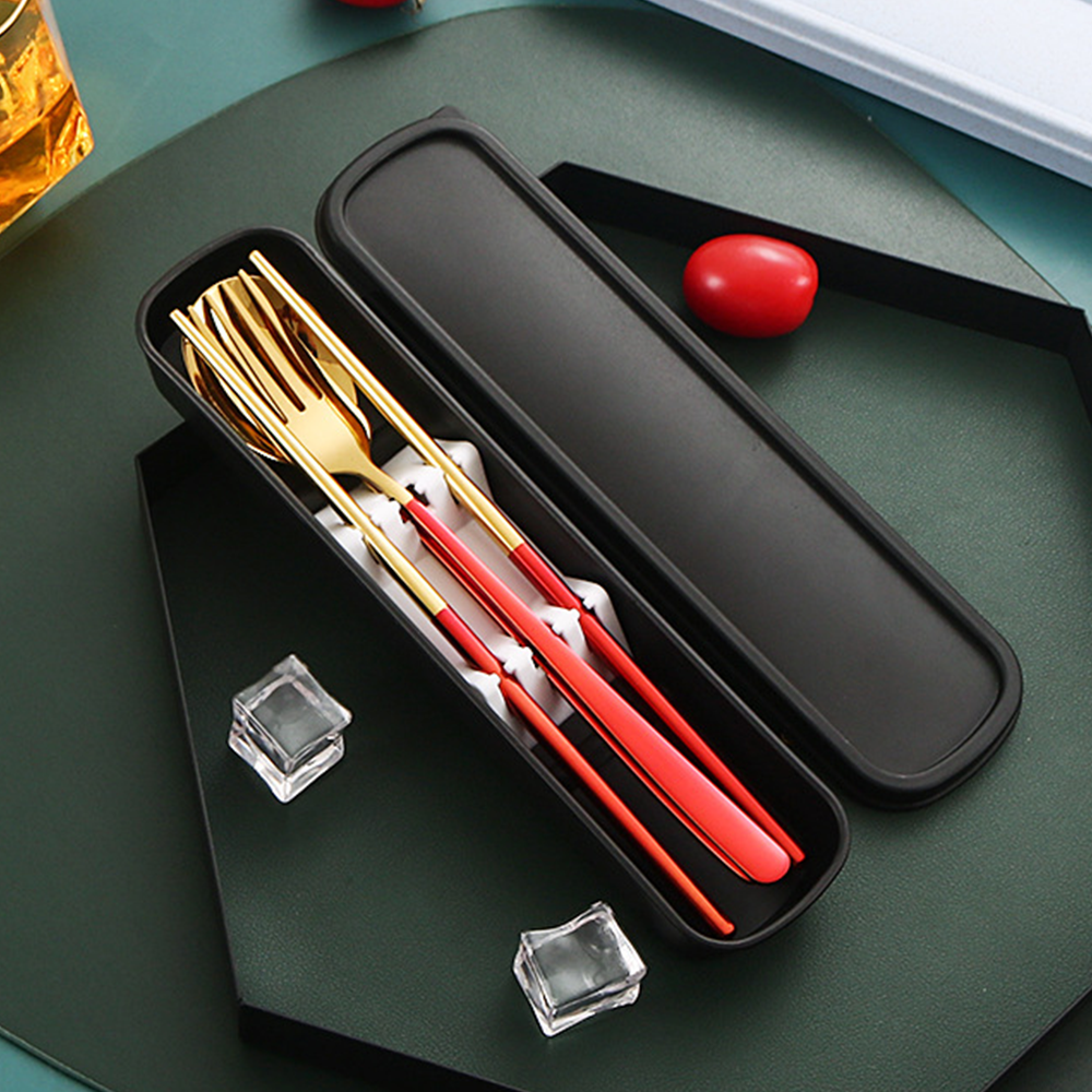 Stainless Steel 3pcs Korean Cutlery Set YG Corporate Gift