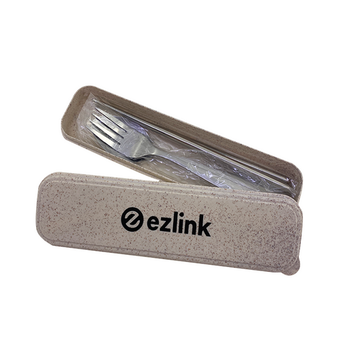 Wheat Box Stainless Steel 3 in 1 Cutlery Set