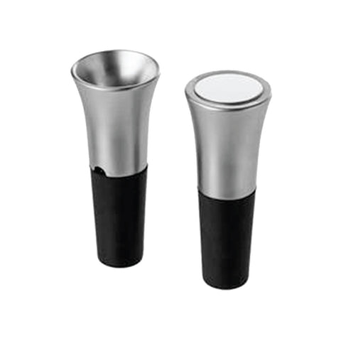 Flow 2 pcs Wine Set in Silver - YG Corporate Gift