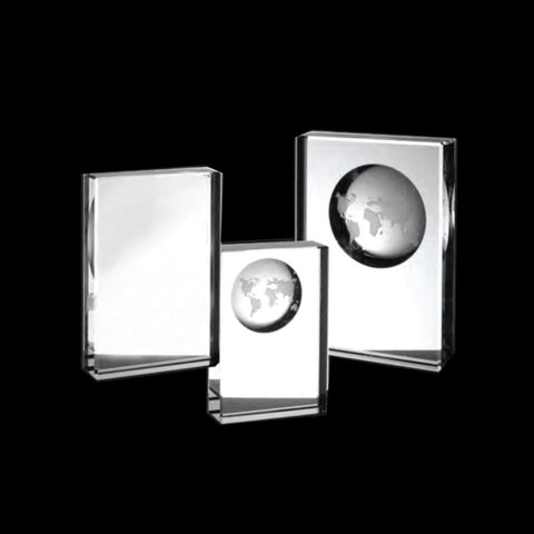 Globe Crystal Award - YG Corporate Gift