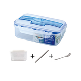 Three Grid PP Plastic Lunch Box - YG Corporate Gift